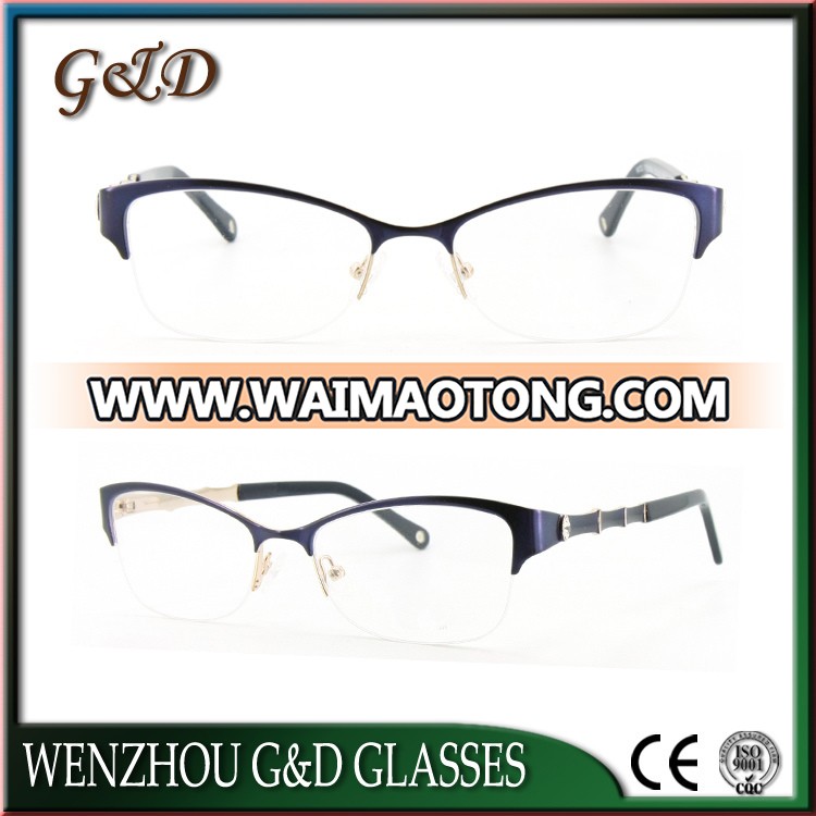 Fashion Design Metal Eyewear Eyeglass Optical Frame 49-506