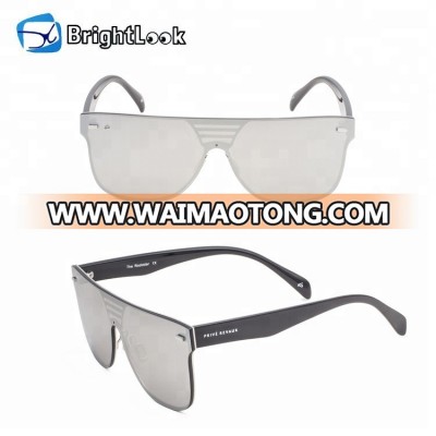 Custom best leading brand PC material sunglasses,  custom logo printing UV 400 PC glasses