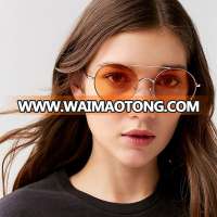 2019 New Fashion round Sunglasses Men/Women Ocean lens Eyewear Metal Sun Glasses Vintage lentes de sol factory wholesale