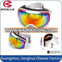 Hot Unbreakable Goggles Snowboard Ski Black Frame Safety Sunglasses